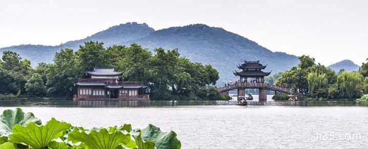 中国十大旅游景点之一:杭州西湖